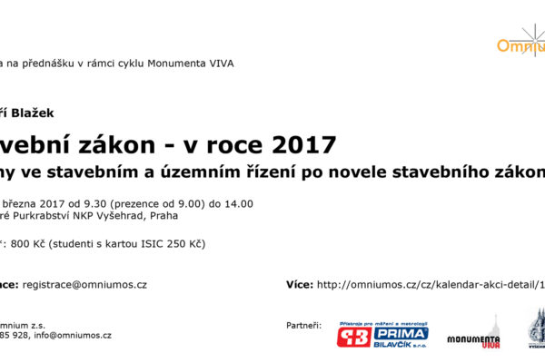 Stavební zákon – v roce 2017