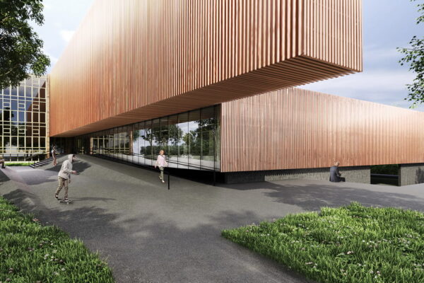 Dostavba knihovny v Budějovicích bude podle návrhu ateliéru Kuba a Pilař