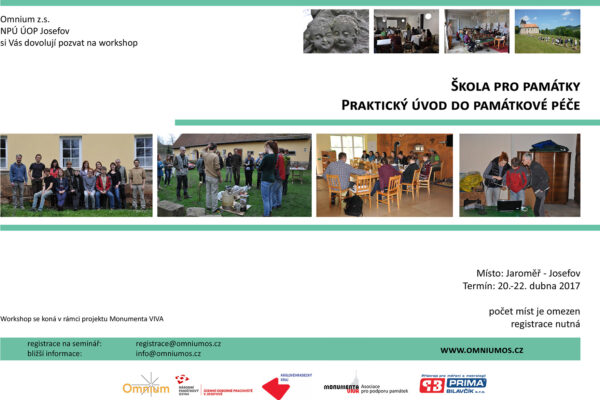 Škola pro památky – Praktický úvod do památkové péče