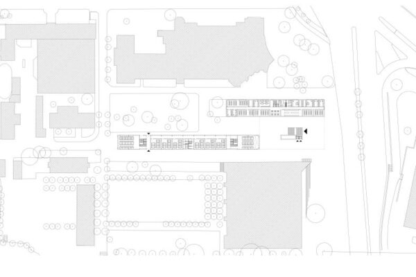 Nová budova fakulty architektury v Drážďanech