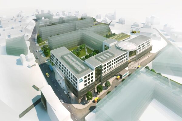 Návrh na přestavbu Krajské nemocnice Liberec