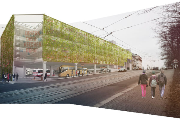 Nové autobusové nádraží v Liberci