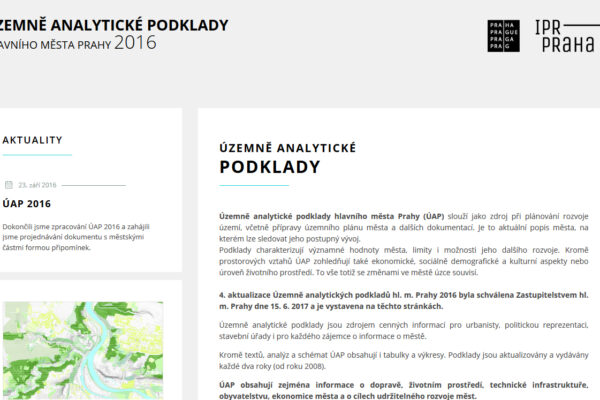 Hlavní město zpracovalo podrobné analýzy