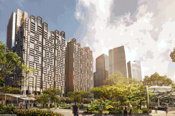 Víceúčelový komplex Marina One v Singapuru