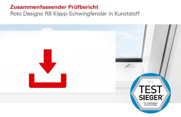 Vynikající výsledky testů střešních oken RotoQ