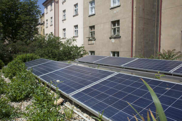 Pasivní rodinný dům ve vnitrobloku