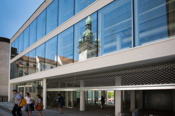 Krytá městská tržnice na Zelném trhu v Brně