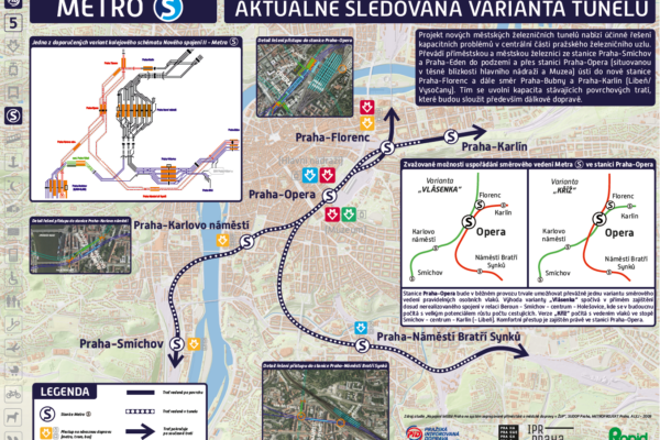 Nové železniční tunely v Praze