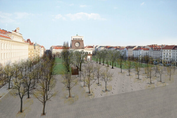 Praha 3 připravuje úpravy náměstí Jiřího z Poděbrad