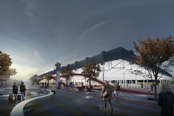 Modernizace autobusového nádraží v Brně na Zvonařce