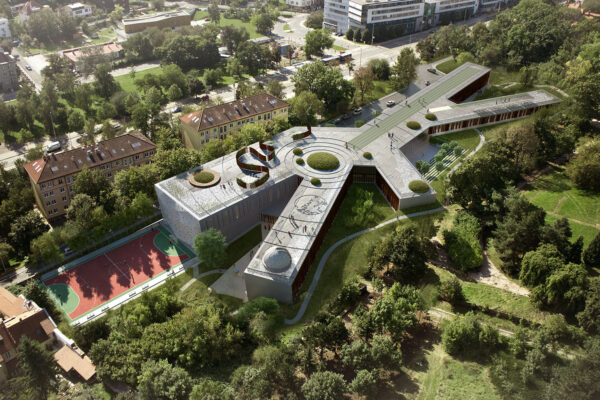 Místo školy bude na pozemku po hotelu Praha venkovní galerie