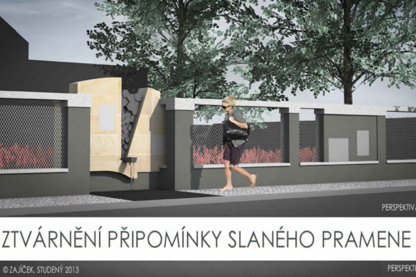 Slaný připravuje projekt na úpravu okolí Slaného pramene