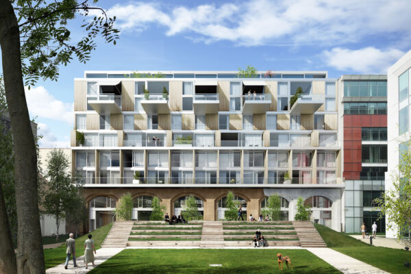 Nový multifukční objekt v Křižíkově ulici v Praze 8