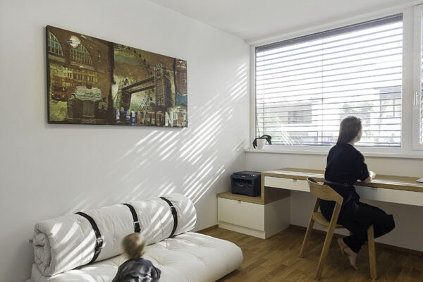 Interiér domu v Praze Lysolajích