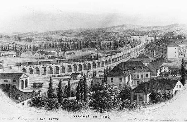 Negrelliho viadukt je druhým nejstarším stojícím mostem v Praze