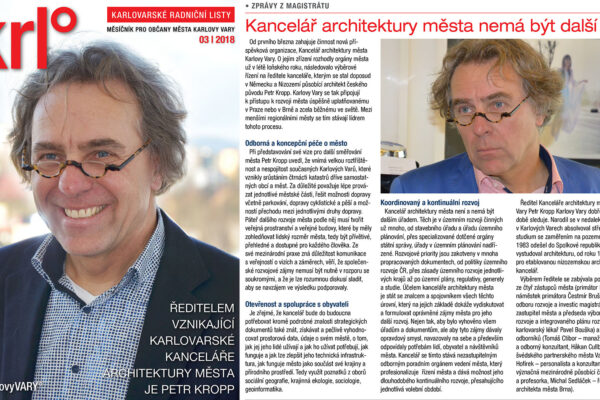V Karlových Varech začal pracovat architekt města