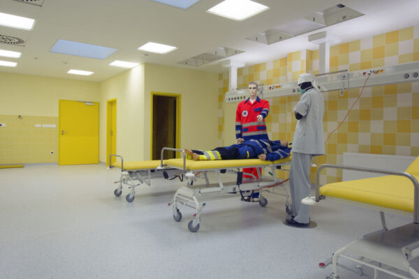 Podlahové krytiny Gerflor v novém pavilonu nemocnice v Třebíči