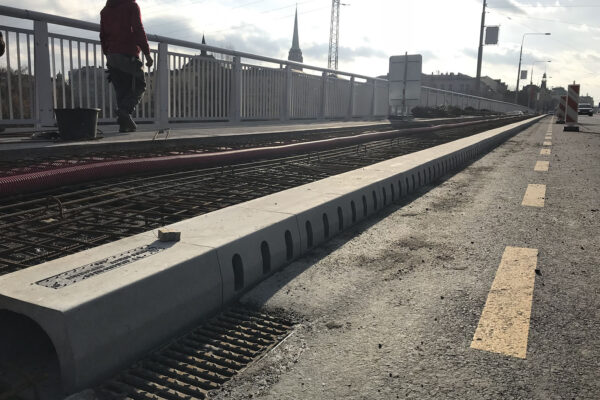 Odvodnění mostu Generála Pattona v Plzni