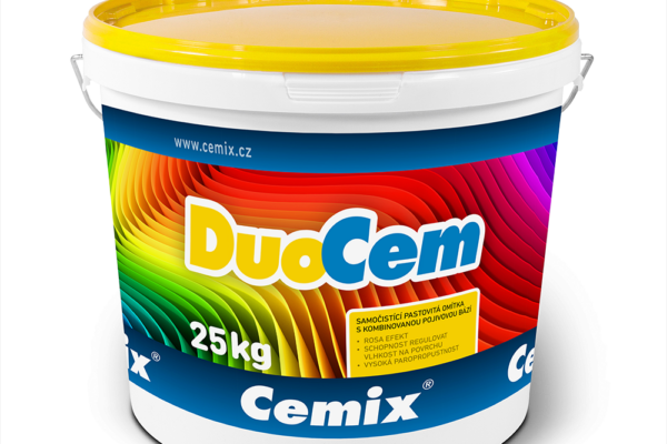 Nová samočisticí omítka DuoCem s Rosa efektem