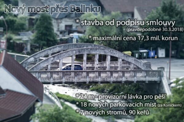 Bude zbourán most z roku 1924 ve Velkém Meziříčí?