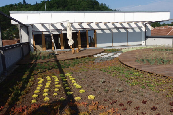 Hydrofilní desky ISOVER pro vegetační střechy