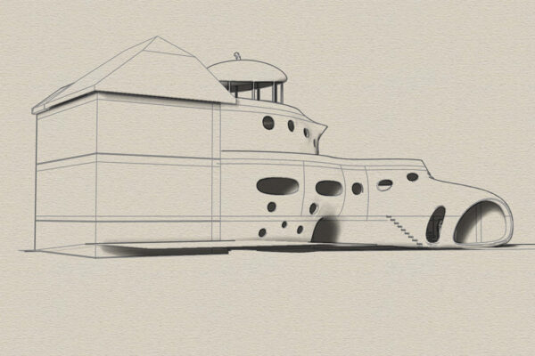 První obytná socha v ČR