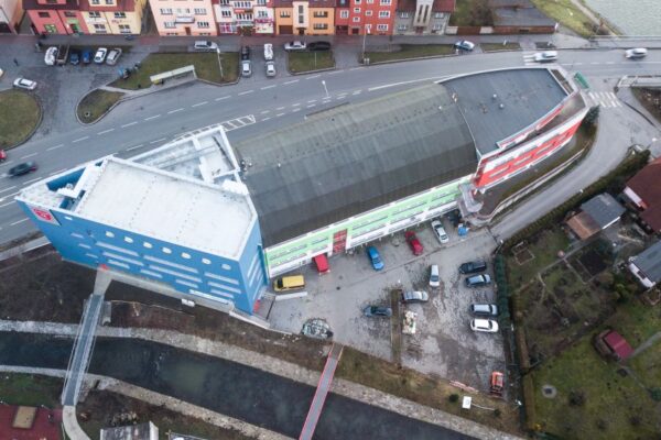 Přístavba objektu u střední školy