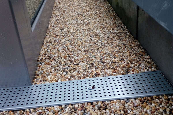 Bezbariérové odvodnění teras v Krkonoších