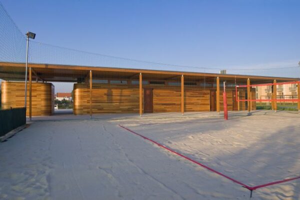 Obslužná budova sportovišť