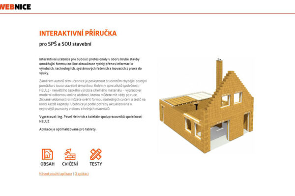 Stawebnice je online učebnicí, která nebude stárnout