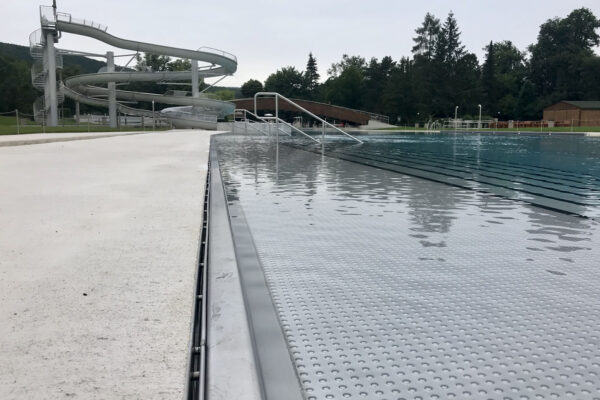 Odvodnění koupaliště Riviéra v Brně