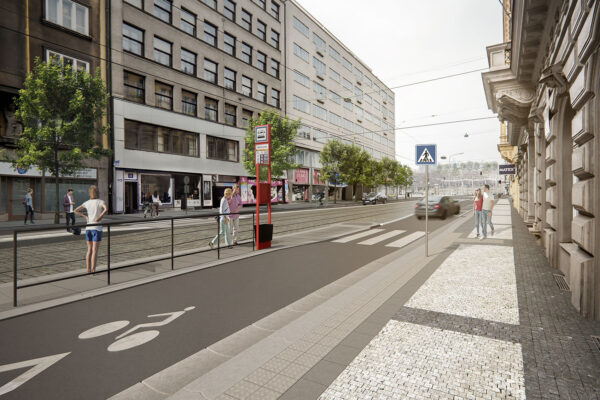 Revoluční ulice bude bezpečnější a příjemnější