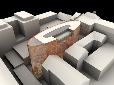 Za hotelem Evropa se připravuje pozemek pro novostavbu