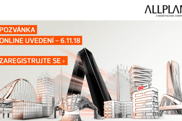 Pozvánka na online uvedení BIM systému ALLPLAN 2019