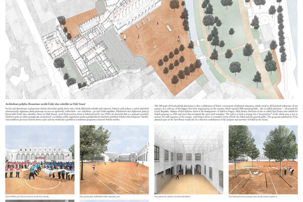 Resuscitace areálu České obce sokolské na Malé Straně