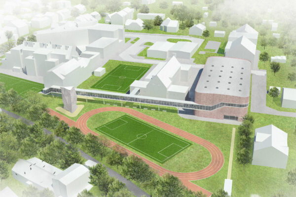 Multifunkční hala u ZŠ v Praze-Suchdole