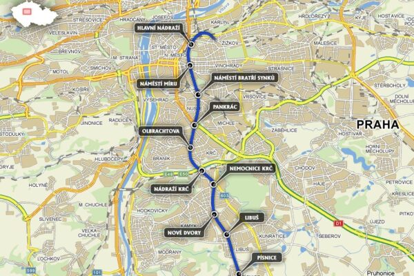 Praha se chce zabývat rozvojem okolí stanic trasy D