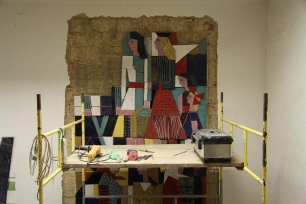 Vaculkův keramický reliéf