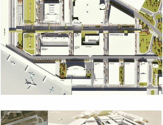 Dva nové parkovací domy na pražském letišti