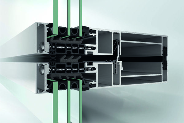 Hliníkové fasádní systémy Schüco UDC 80