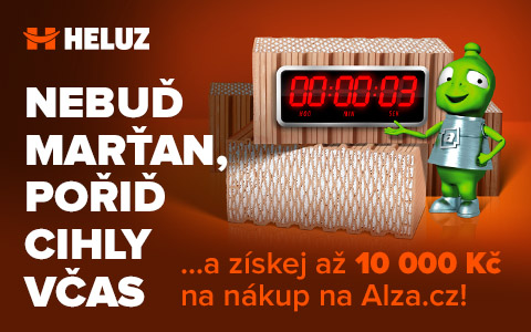 Poukaz na nákup v e-shopu Alza.cz za objednávku cihel HELUZ