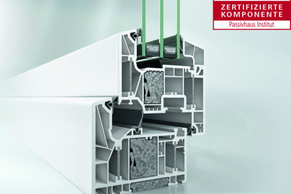 Plastová okna Schüco LivIng Alu Inside získala certifikát  pro pasivní domy