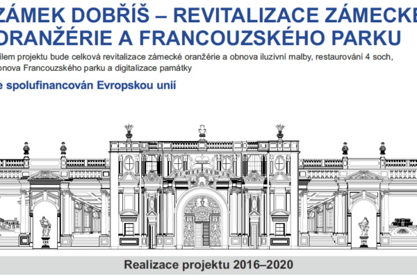Oranžerie dobříšského zámku se promění v multifunkční centrum