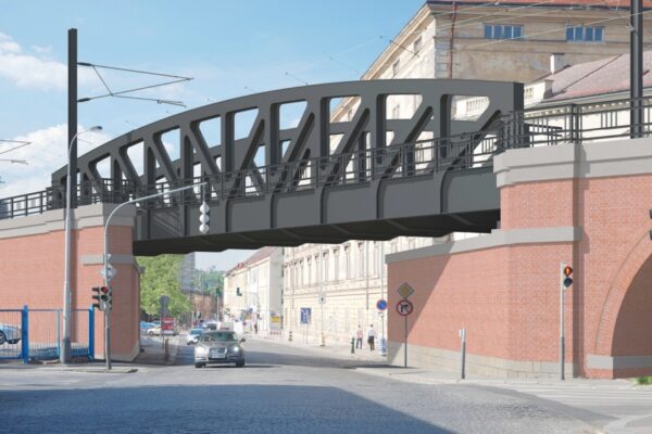 Nový most na Negrelliho viaduktu