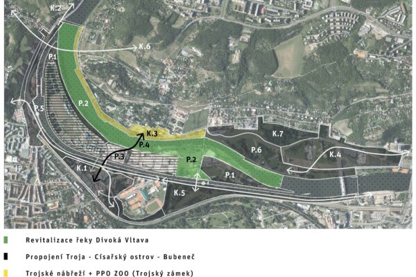 Protipovodňová ochrana ZOO Praha a revitalizace trojského nábřeží