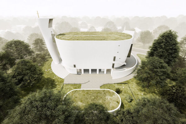 Neratovický kostel bude mít skleněnou křížovou cestu od Ronyho Plesla