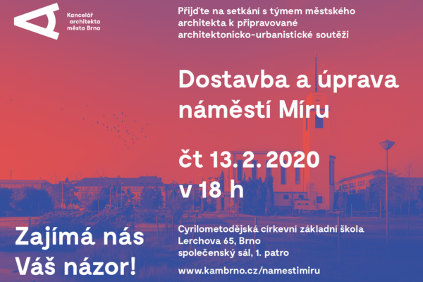 Dostavba a úpravy náměstí Míru v Brně
