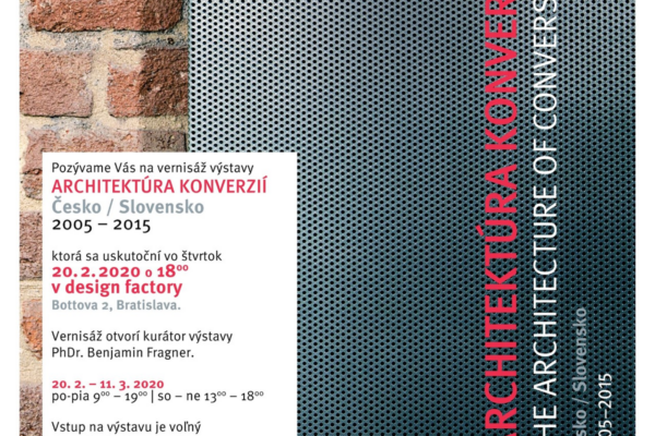 Architektúra konverzií Česko / Slovensko 2005-2015