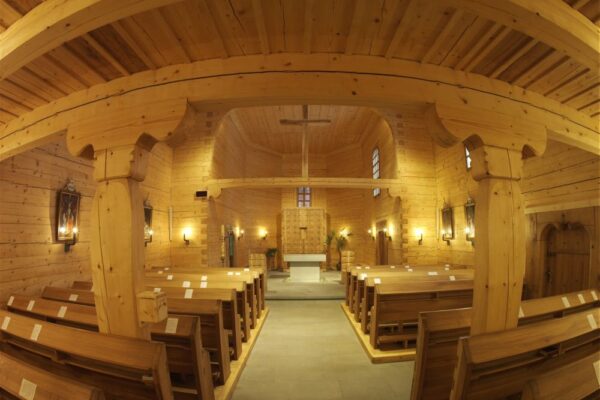 Interiér kostela svaté Kateřiny