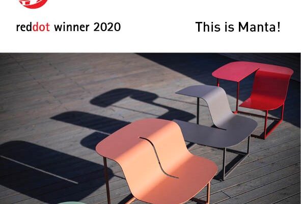 Ocenění Red Dot pro lavičky Manta